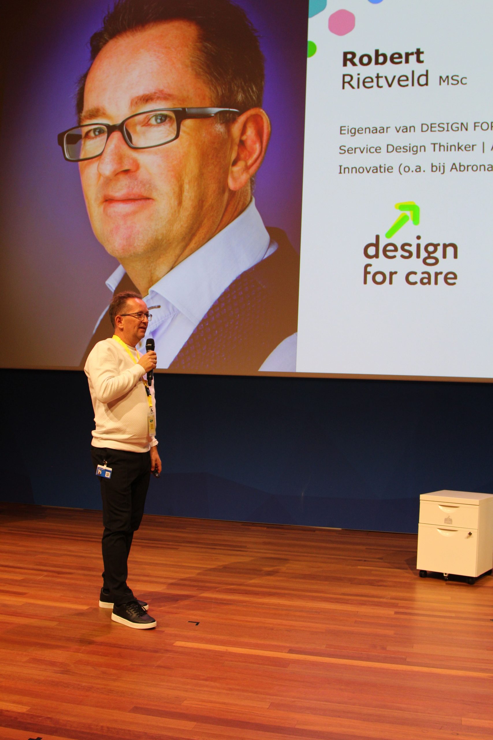 IMG_9883 Robert spreekt tijdesn Mobile Health Jaarbeurs Utrecht